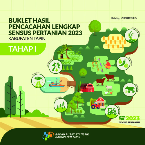 Buklet Hasil Pencacahan Lengkap Sensus Pertanian 2023 - Tahap I Kabupaten Tapin